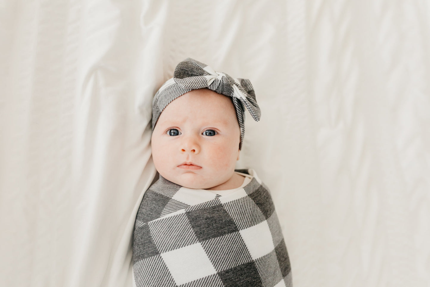 Knit Headband Bow - Scotland