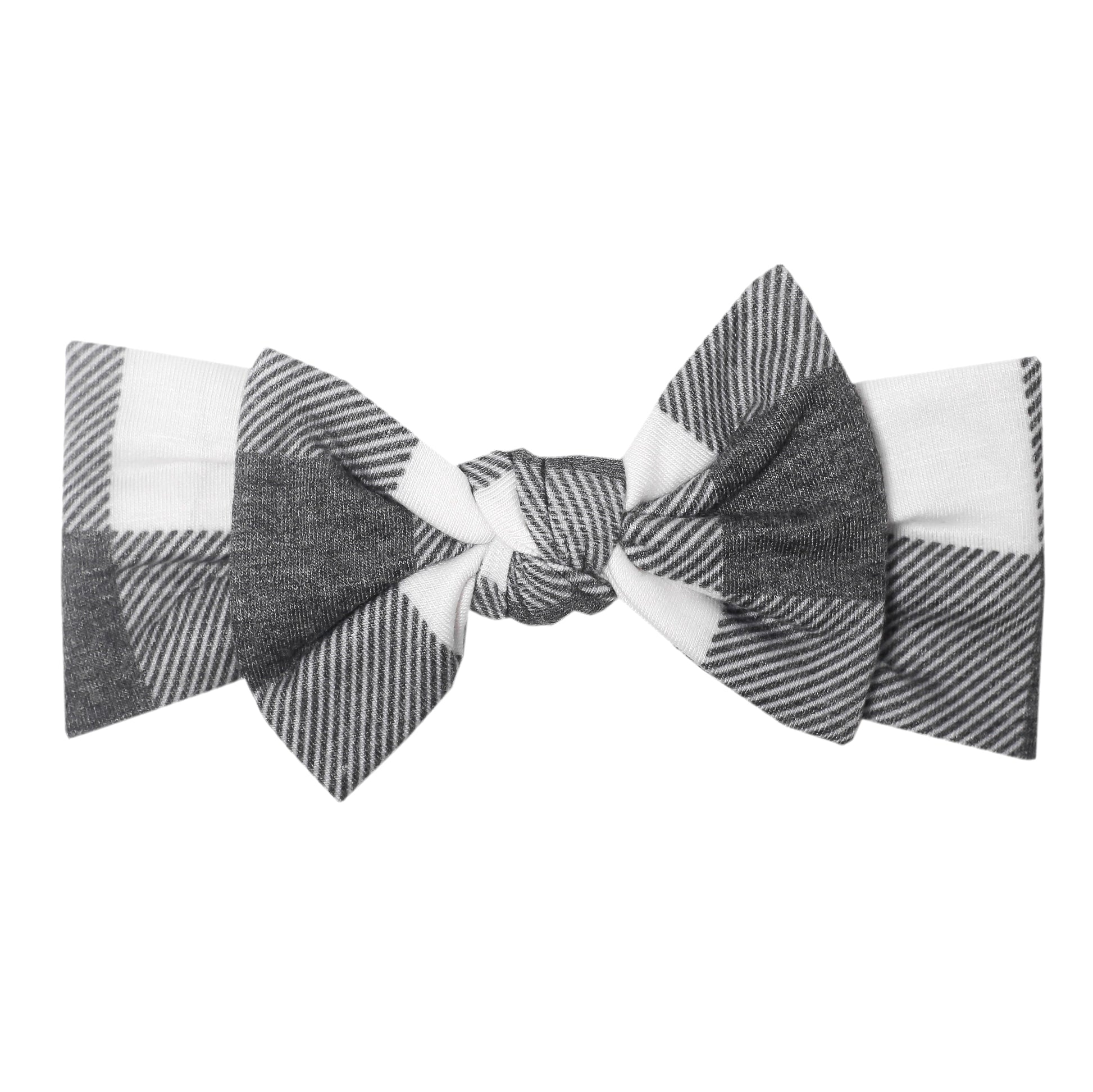 Knit Headband Bow - Scotland