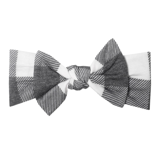 Knit Headband Bow - Scotland